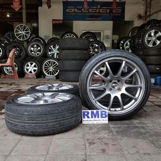 Terlaris Velg Racing Bekas Copotan Mobil Ring 17 + Ban Bonus