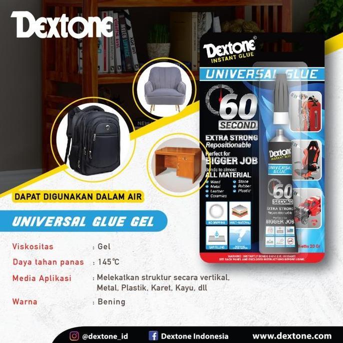 Bagus- Dextone Universal Glue Instan Glue Lem Multifungsi