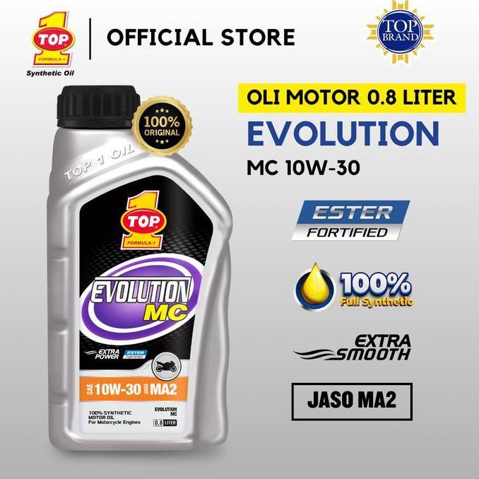 Olinol- Oli Motor Smo Evolution Mc Sae 10W-30 0.8L - Supra Gtr - Cb 150R - Satria Oil