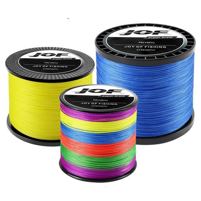 Fishx- Jof 100M 300M X4 Pe Fishing Line Senar Pancing Pe Line Pancing 100% Tali Pancing Asli 4 Tali 