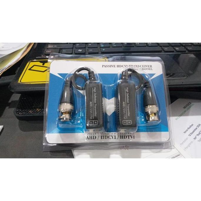 Scur- Video Balun Cctv 1Ch Sepasang Full Hd Original