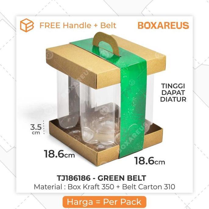 Kotak Box Kue Kering Packaging Jar Toples Kemasan Cookies | TJ186186