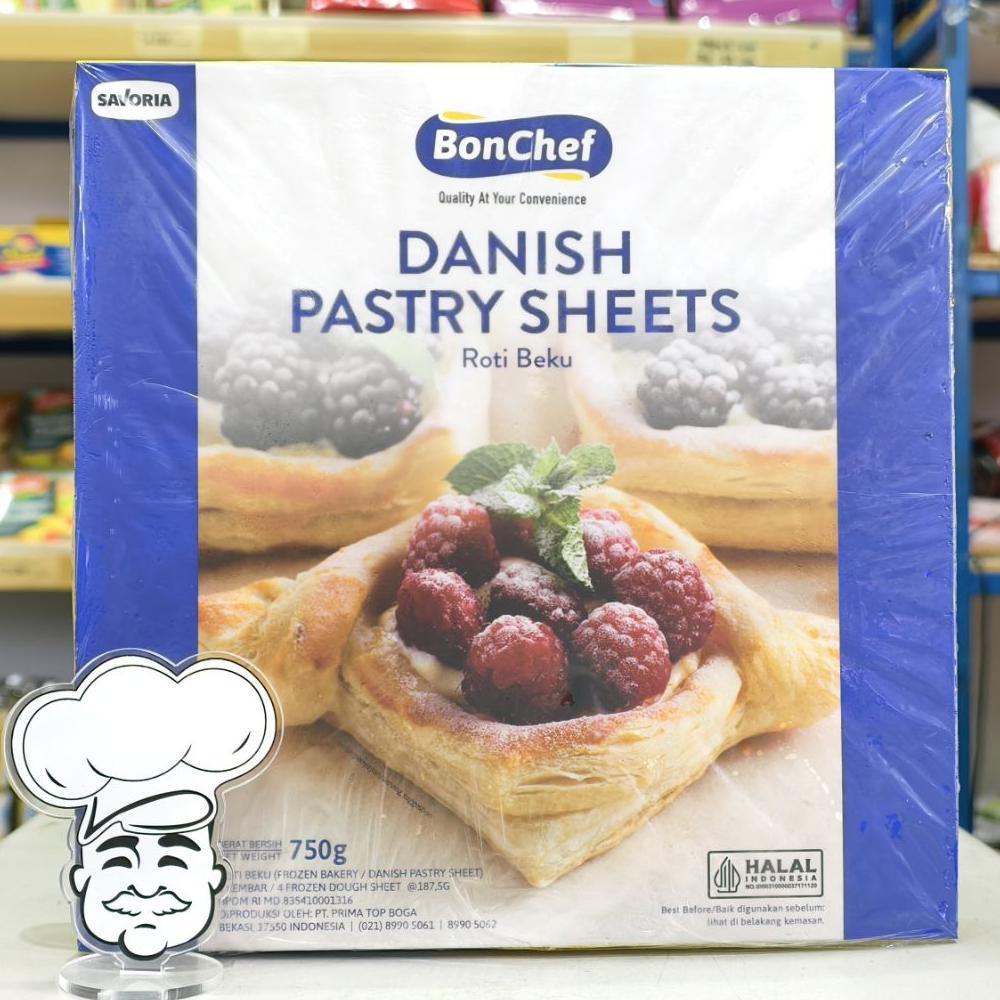 Bonchef Danish Pastry Sheet / Kulit Danish Pastry Bonchef 750Gr Termurah