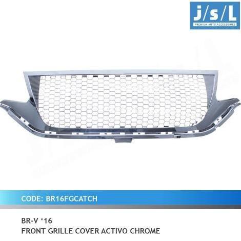 Grill Depan Honda Brv 2016 Jsl Front Grille Cover Activo Chrome High Quality