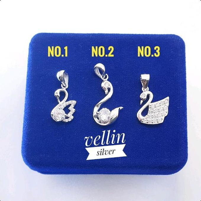 Liontin Perak 925 Asli Antikarat - Liontin Angsa Kecil Silver 925