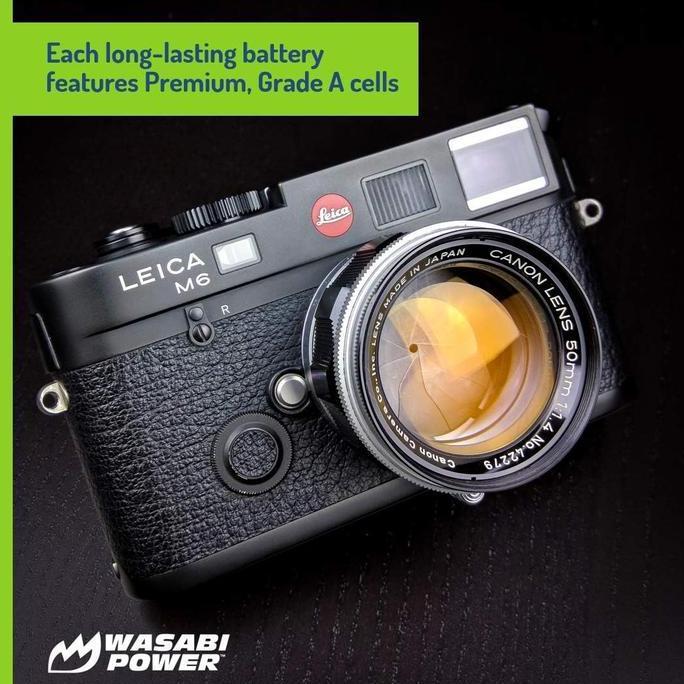 BEBAS ONGKIR - Wasabi Power Battery & Charger for Leica BP-DC14 BP-DC14E BP-DC14U BP DC14 DC14E DC14