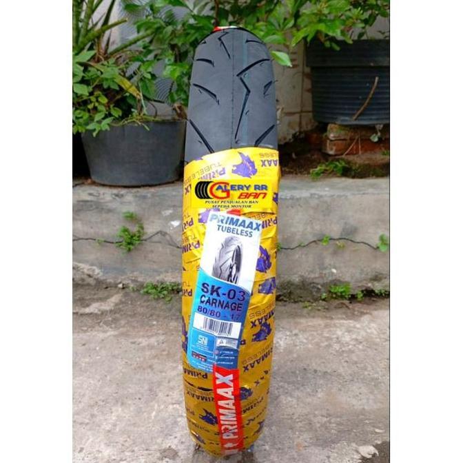 Terlaris Ban Tubeless Primaax Sk03 80/80-17 90/80-17 100/80-17 Ban Donat 90/80-17 Ban Primaax 100/80