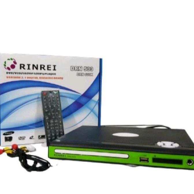 HARGA DISC - DVD / VCD / CD Karaoke RINREI DRN533K Mini Player USB