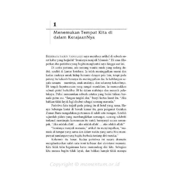 [PLK MOMENTUM] Dirancang bagi Kemuliaan: Apa yang Telah Allah Mungkinkan untuk Terjadi pada Diri Kit