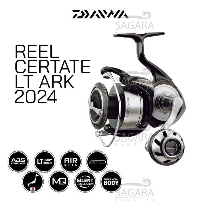 Reel Daiwa Certate Lt Ark 2024 Reel Pancing Spinning