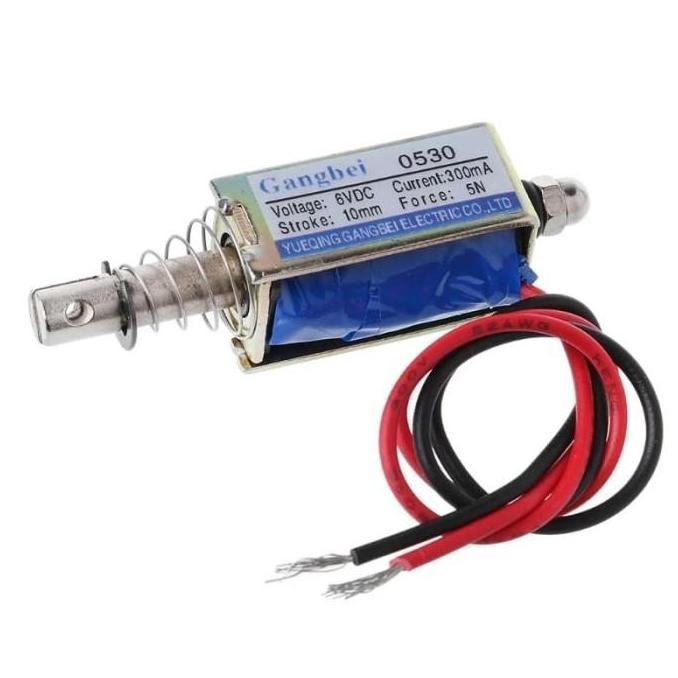 JF-0530B Push Pull Selenoid Electromagnetic Actuator mini 6V 12V 1A