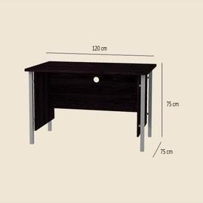 Melody Furniture - Meja Kerja Meja Belajar FERRO MT 120X75 MINIROSE WOOD (TERBAIK) (TERBARU) (TERMUR