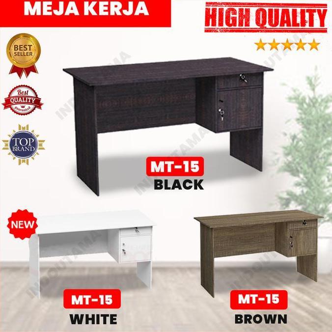 TERBARU - Meja Kantor Gstar MT-15 Murah Berkualita - Hitam