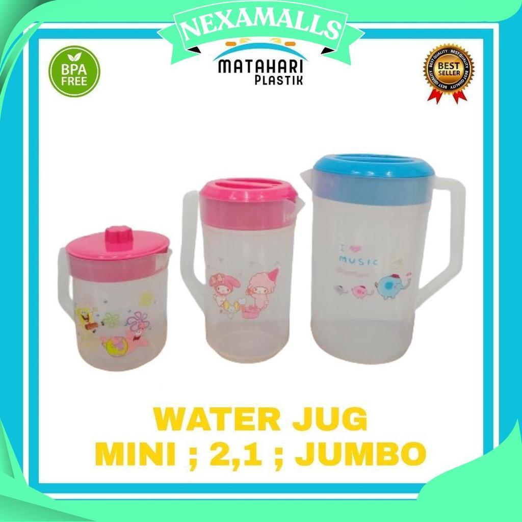 Water Jug/Cerek Plastik/Teko Plastik/Cerek Mini/Cerek Sedang/Cerek Jumbo Termurah