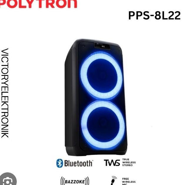 NEW speaker karaoke portable Polytron PPS 8L22