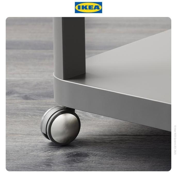 IKEA TINGBY Meja Samping dengan Roda 50x50 cm Furniture (TERBAIK) (TERBARU) (TERMURAH)
