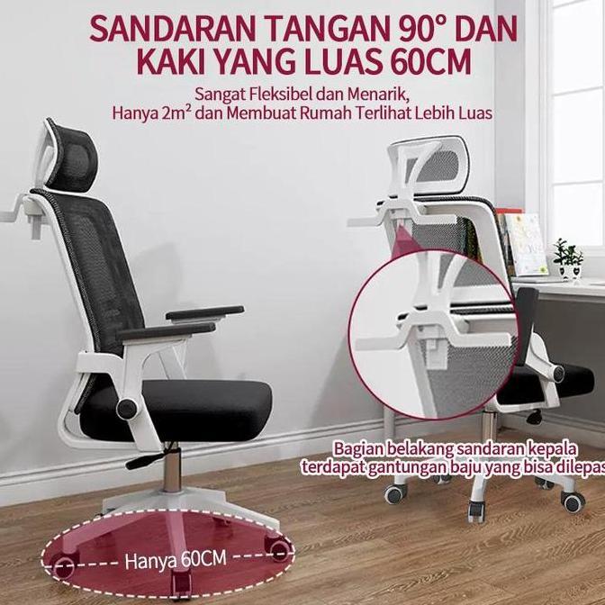 PROMO DISKON - Kursi Kantor Minimalis Korean Style / Kursi Kerja / Kursi Belajar / Kursi Minimalis /