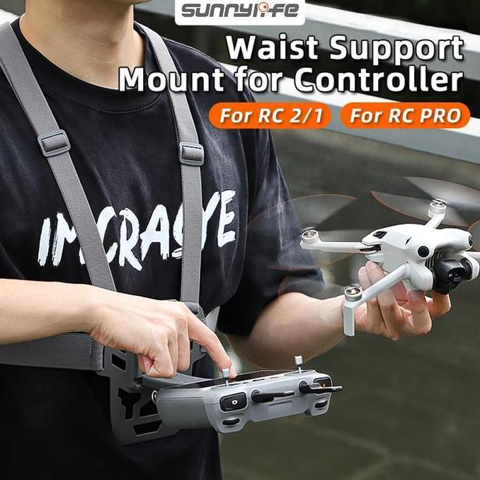 Sunnylife Remote Controller Waist Support Mount For DJ Mini 4 Pro Controller Strap Wearing Belt Wais