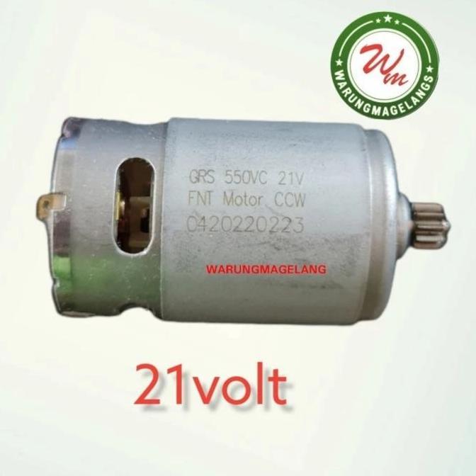 Dinamo motor dc rs550 rs 550 21 volt gigi 9T for mesin cordless bor