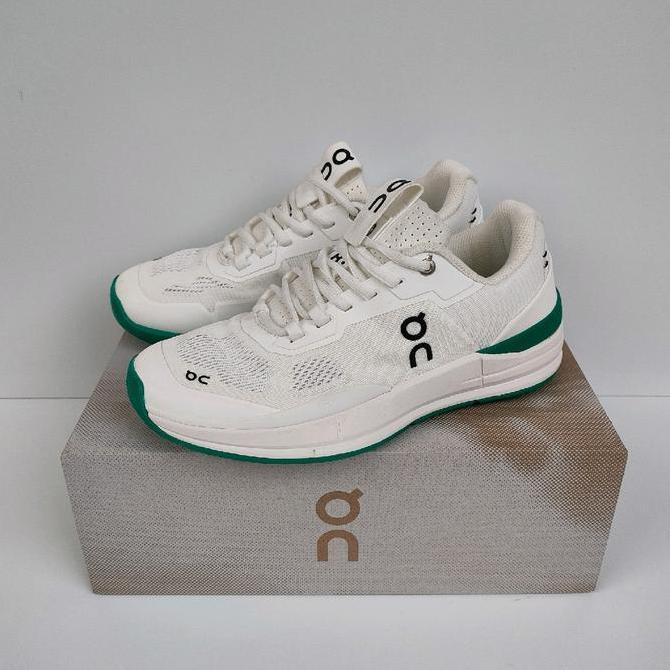 Sepatu Tenis On Cloud X The Roger Federer White Green
