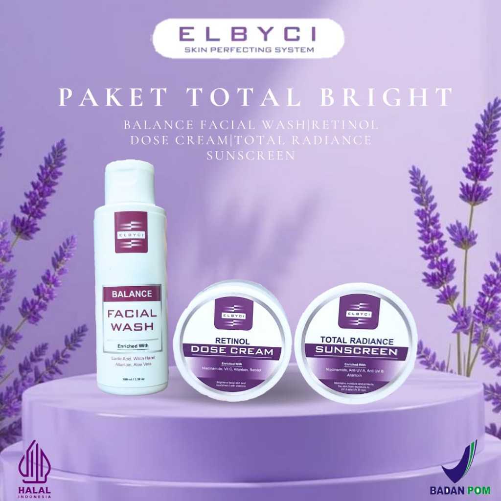 Paket Total Bright - Flek & Noda Hitam - New Elbyci Skincare