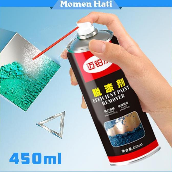 MIOSHINOCHE 450ml Paint Remover Body Plastik Paint Remover Velg Motor Perontok Cat Tembok