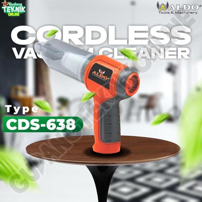 CARDIENAL Cordless Vacuum Cleaner ALDO CDS-638 / Penyedot Debu Baterai ALDO CDS638 Vacum Cleaner Bat
