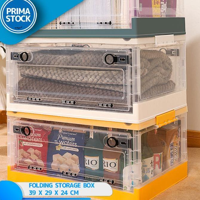 PANGRANGO FOLDING STORAGE BOX LIPAT CONTAINER KOTAK TEMPAT BAJU TRANSPARAN