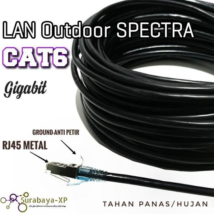 Kabel LAN 50 Meter CAT6 SPECTRA STP FTP Outdoor UTP 50 M 50M 50Meter