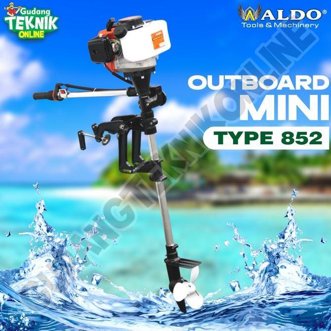 PAPANDAYAN Outboard 2 Stroke Mini ALDO 852 / Mesin Tempel Perahu 2 tak ALDO 852 - Mesin Perahu Dayun