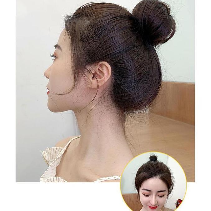 SIMATEKNO Rambut Sanggul Pramugari / Jepit Untuk Sanggul Rambutbulat / Lembut Dan Alami