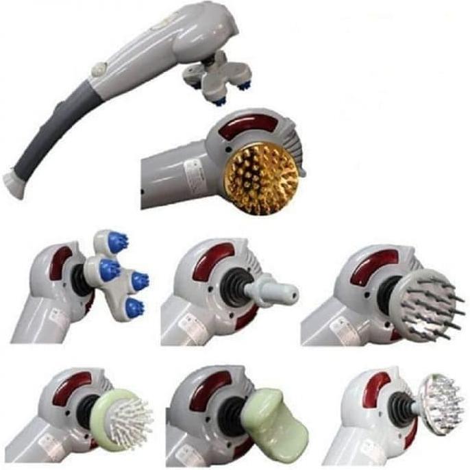 KEZHINES 8in1 Alat Pijat Elektrik Magic Body Massager 8 in 1 Fascial Massage
