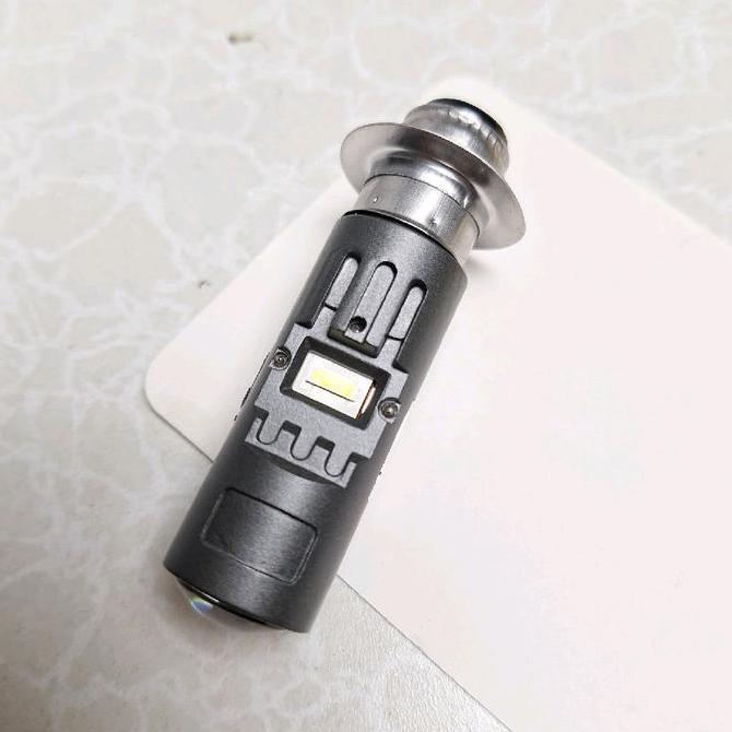 DF286 >> Bohlam Utama Motor Soket H6 Laser Led Cahaya Biled Hi Low Super Terang / Lampu Depan Motor 