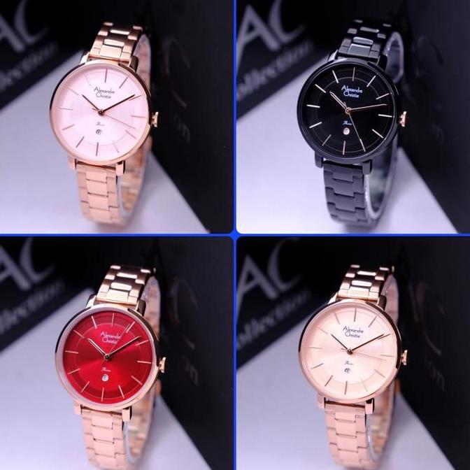 JAM TANGAN WANITA ALEXANDRE CHRISTIE AC2870 AC 2870 original