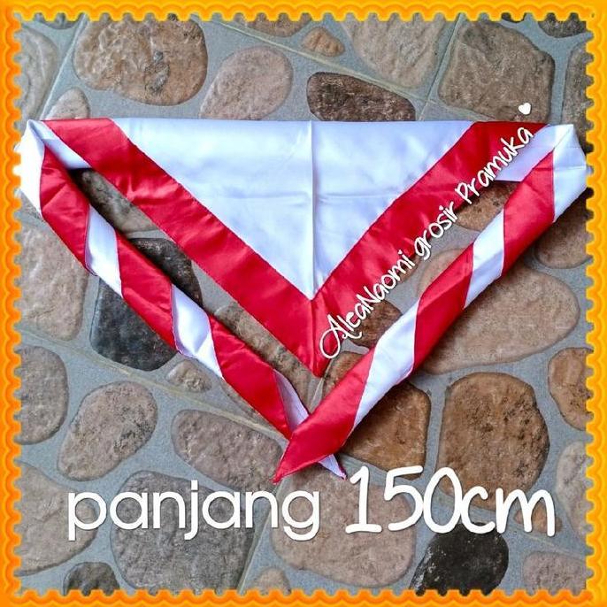 panjang 150cm Hasduk Pramuka satin Kacu satin hasduk satin SMA penegak