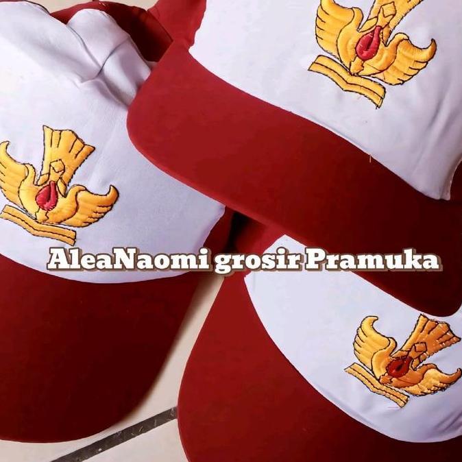 Topi SD topi sekolah SD bordir topi SD merah putih Topi SD merah merah topi SD tut wuri handayani To