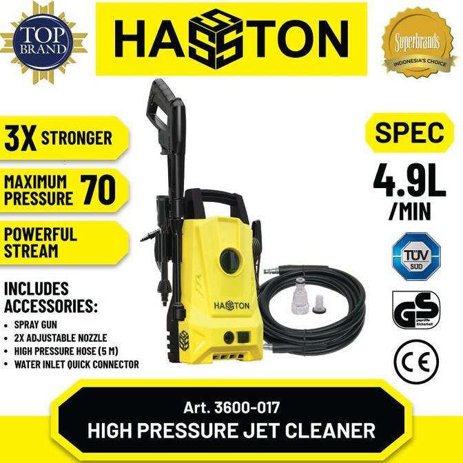 Hasston Jet Cleaner High Pressure / Mesin Cuci Mobil (3600)