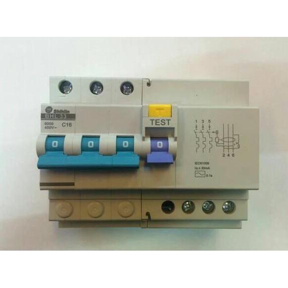 Shihlin Rcbo Bhl-33C/Elcb 3Phase 6A-32A/Elcb +Mcb 30Ma Shihlin Diskon