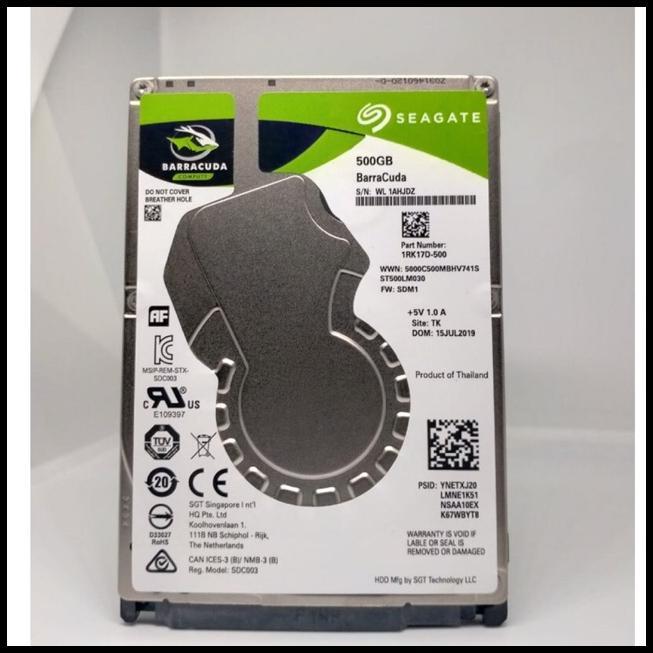 Hdd Hardisk 500Gb Seagate Barracuda Slim Internal 2.5 Sata Baru 0 Days Promo Hardisk Laptop