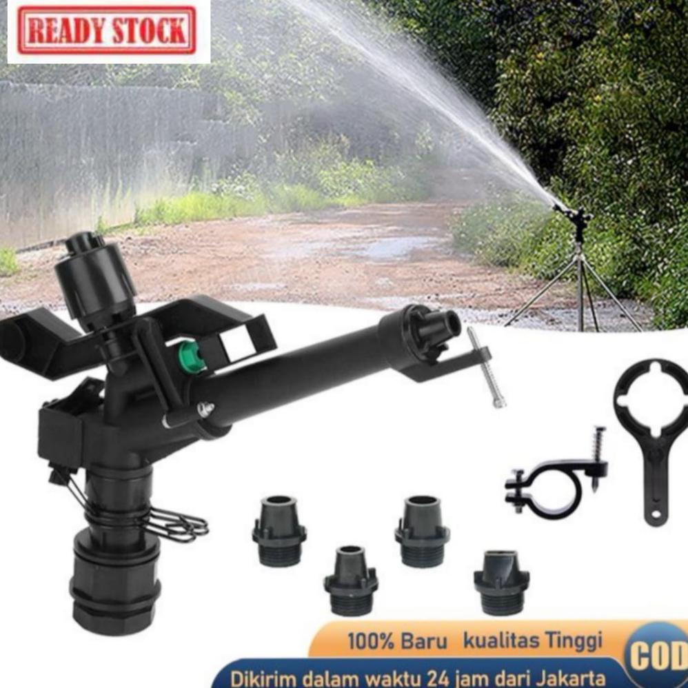 Sprinkler Big Gun Impact PVC 1.5 Inch Radius Tembak 30 Meter | Sprinkler Pertanian