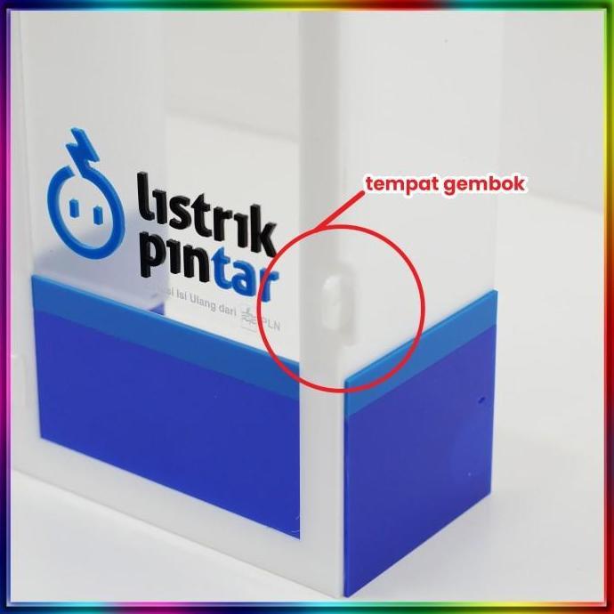Box Meteran Pln Prabayar Besar Listrik Pintar Bahan Acrylic Kualitas Terbaik Harga Termurah