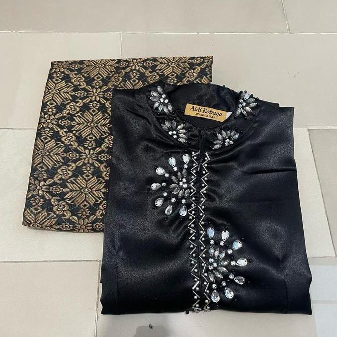 SETELAN TUNIK SABINA PAYET MUTIARA ELEGAN Cantik Formal Mewah Muslim Nyaman Pesta Satin TS