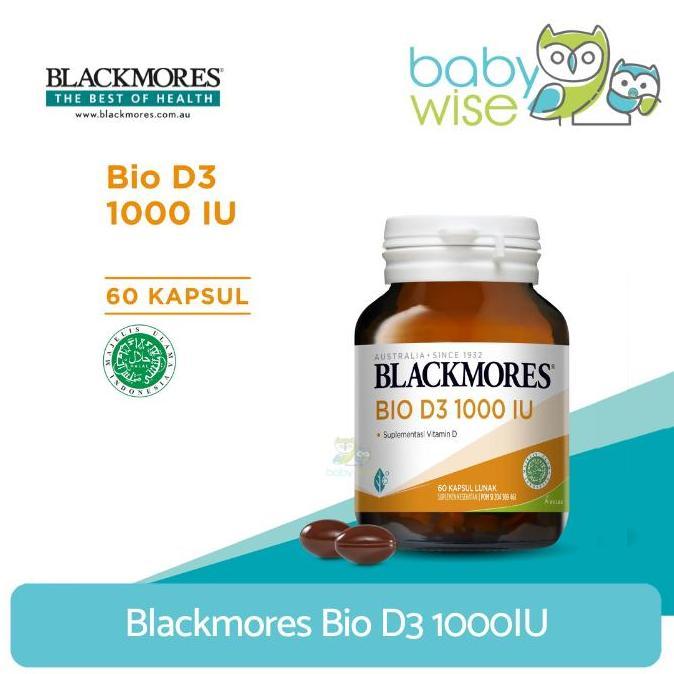 Blackmores Bio D3 1000IU KALBE - 60 Kapsul