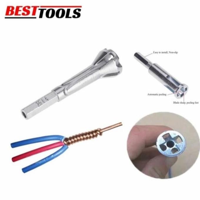 Kokok- Alat Penyambung Lilit Kabel Listrik Drill Conector Pemutar Kabel Kawat