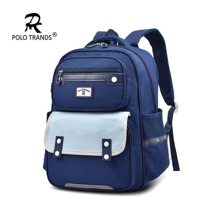 Polo Trands Hyondo 2267 Tas Sekolah Anak Ransel Anak Polos Fashion