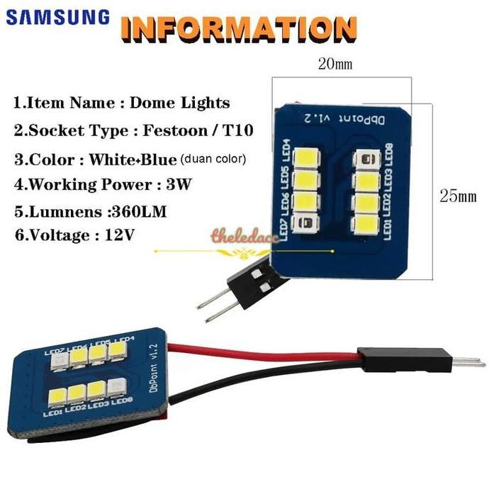 LAMPU KABIN PLAFON LED AVANZA INNOVA WITH WELCOME LIGHT