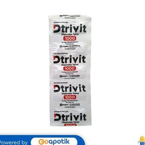 DTRIVIT 1000 IU STRIP 10
