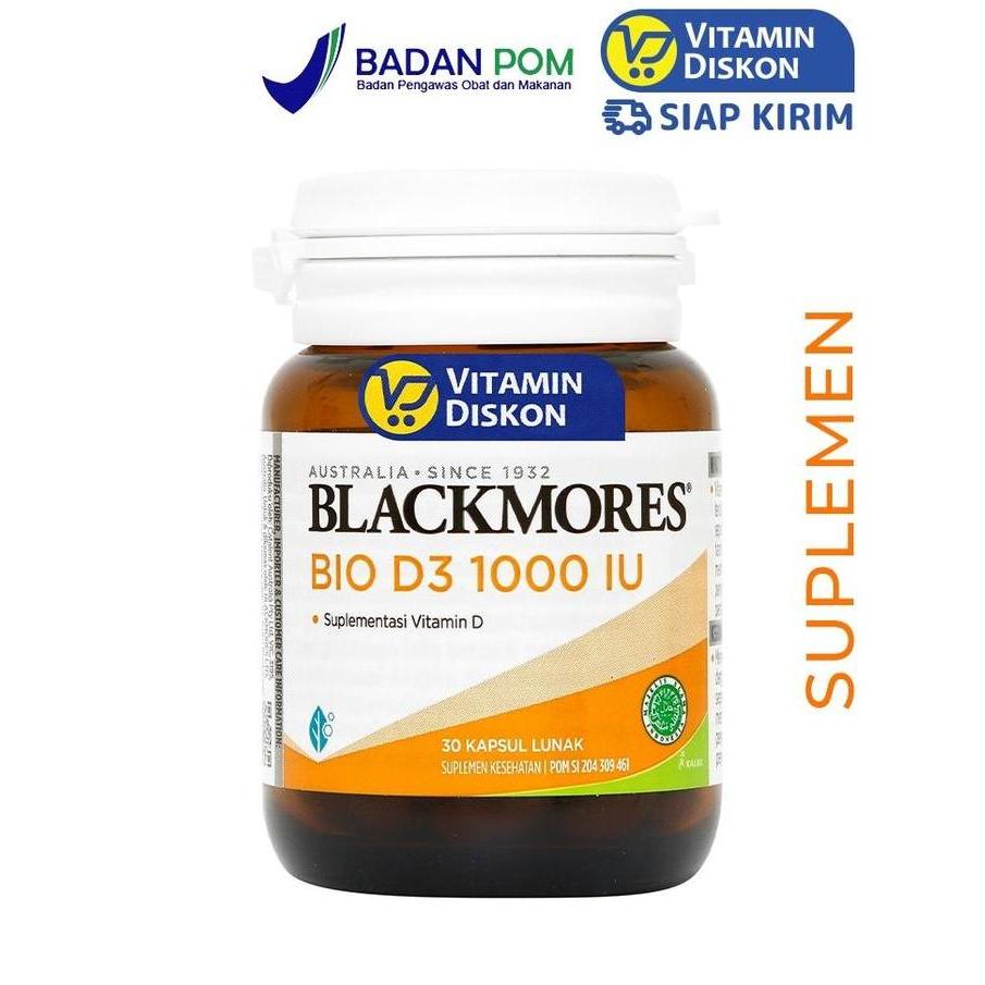 BLACKMORES BIO D3 1000IU KALBE - 30 CAPS