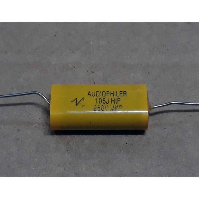 (1) KAPASITOR AUDIOPHILER 1uF TAHANAN TWEETER iwame3 Murah