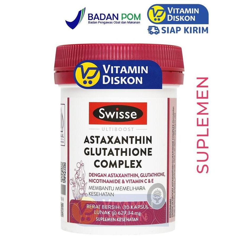 Absolute- Swisse Astaxanthin Glutathione Plus 30 Tablet